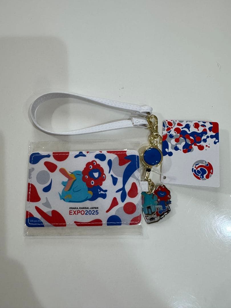 万博限定 ICOCA 合皮パスケース ミャクミャク イコちゃん セット販売