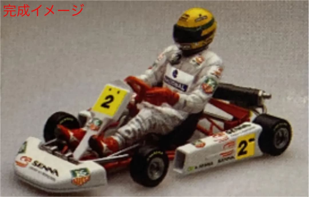 フジミ 1/20 アイルトン・セナ レーシング カート1993年 プラモデル車