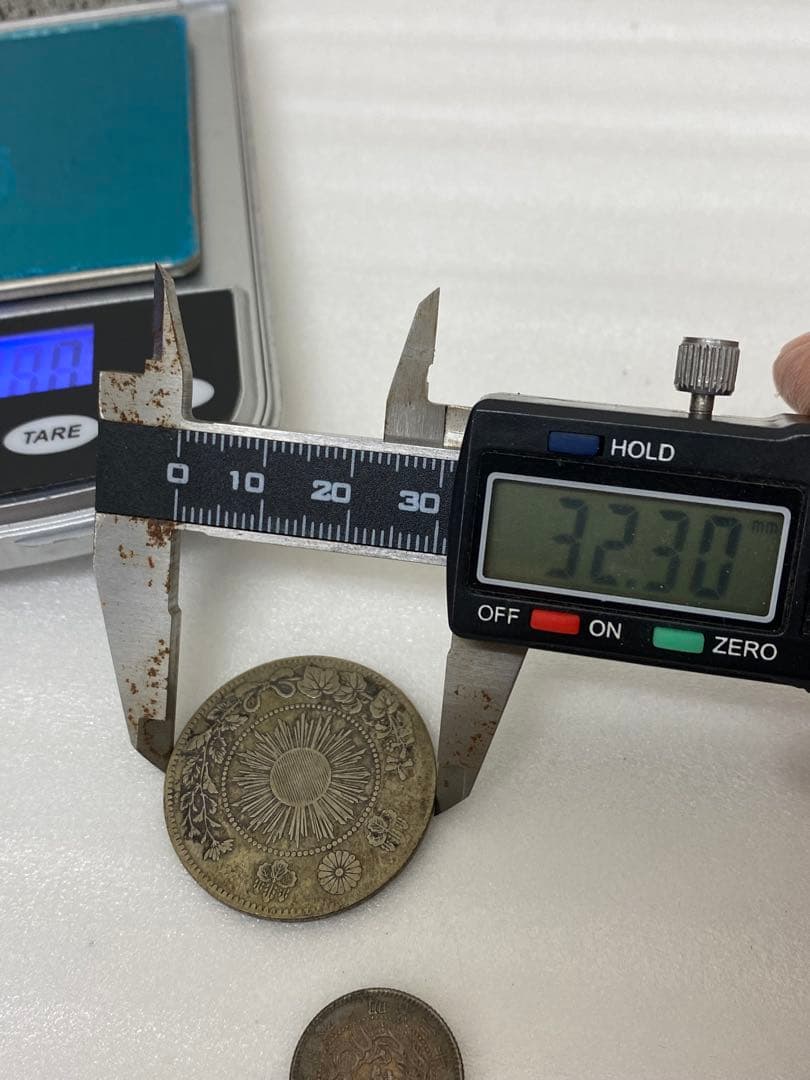 3-3093 旧貨幣 50銭・10銭・一分銀 銀貨