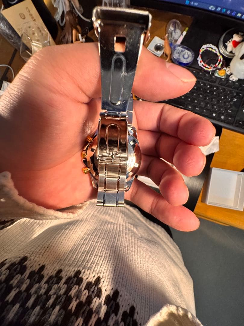 SEIKO クロノグラフ 腕時計 ブラック