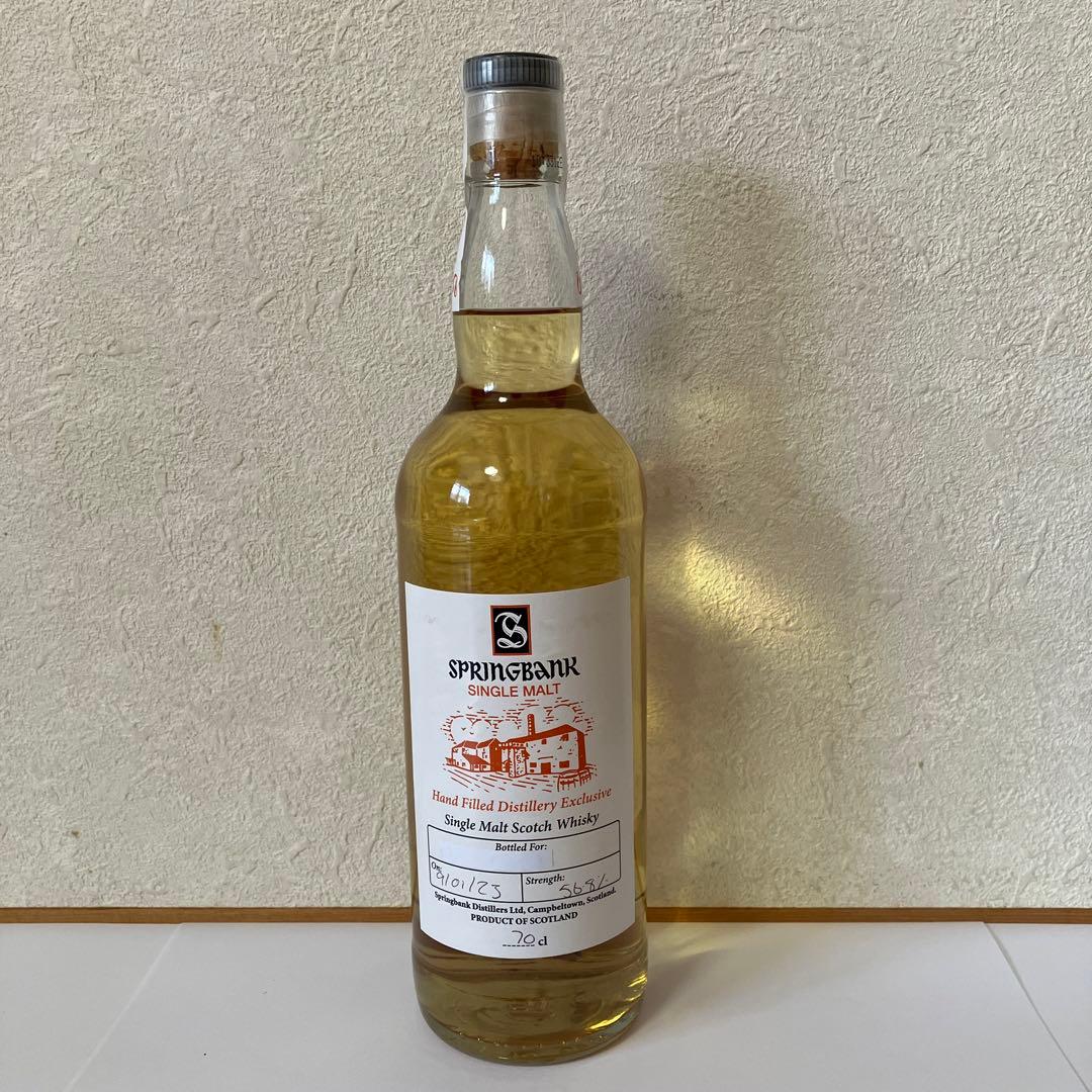 日本未発売 スプリングバンク 蒸留所限定 注文 ハンドフィル 56.8% 700ml
