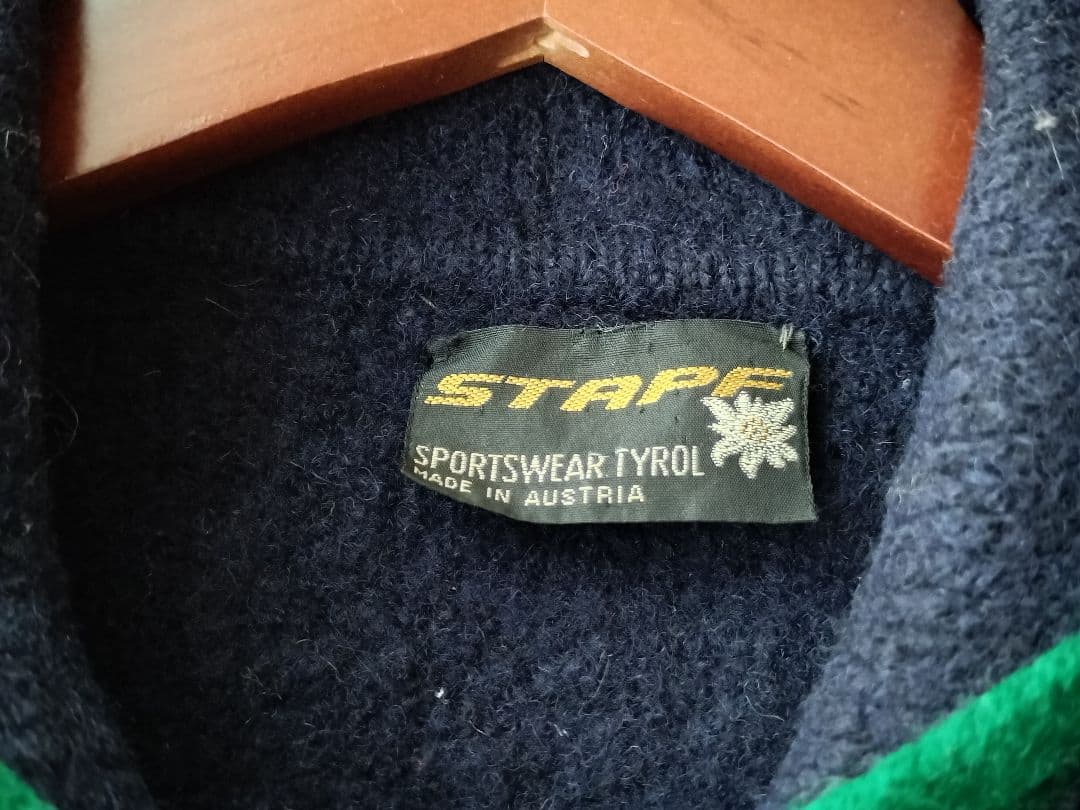 【最終値下げ】vintage　STAPF　チロリアンジャケット　ウール