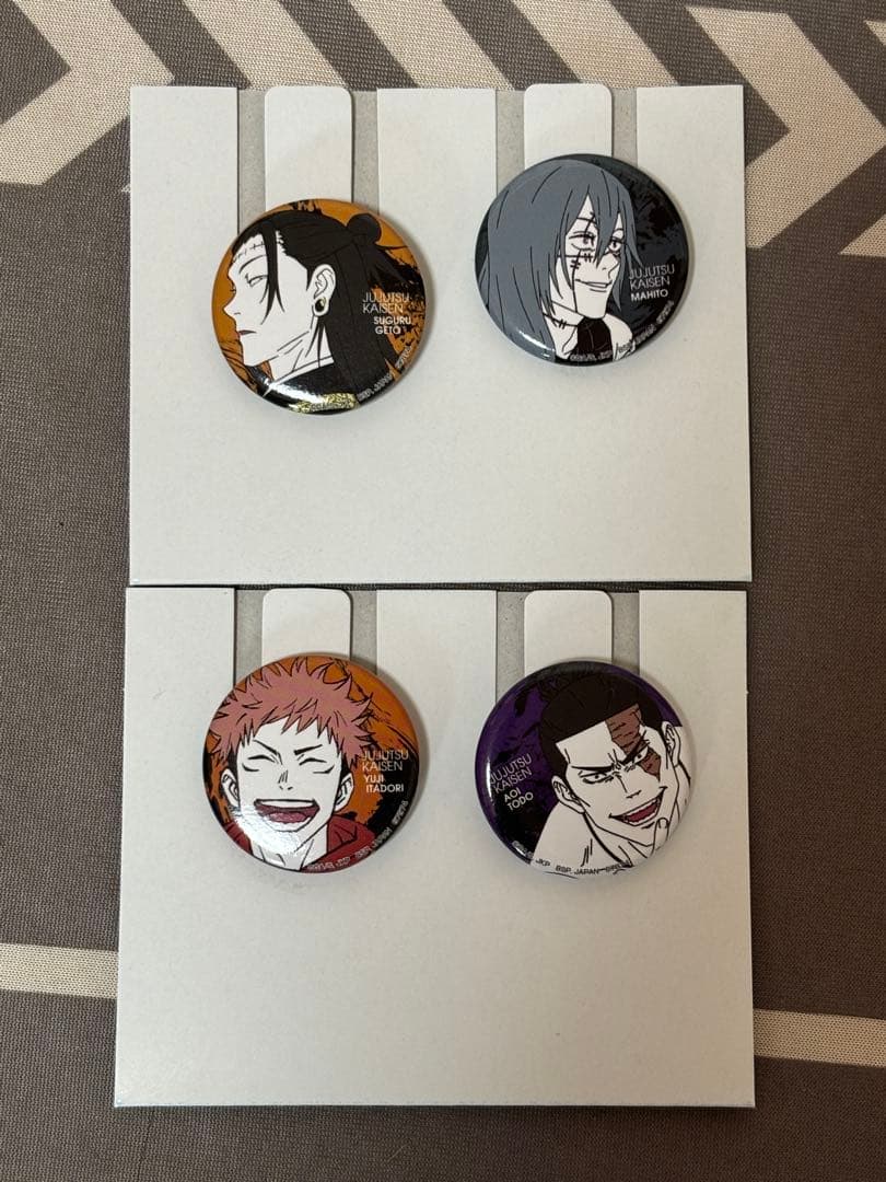 呪術廻戦 一番くじ 5th anniversary L賞缶バッジセット - メルカリ