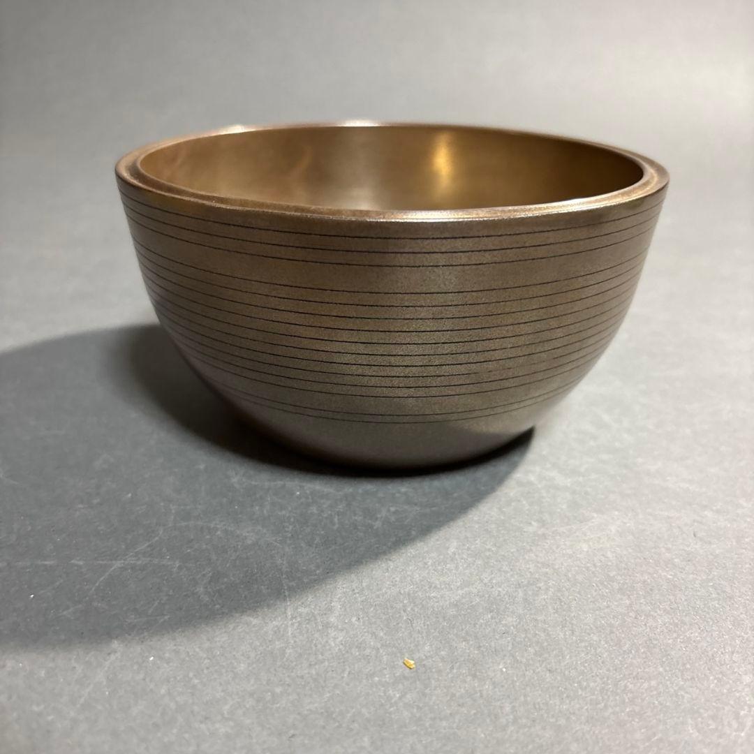 山田楽全　砂張　写　建水　共箱