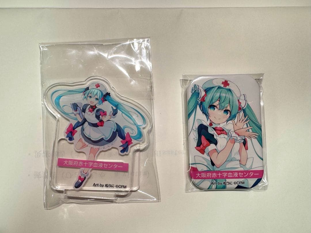 初音ミク 大阪献血 缶バッジ アクスタ 2点 - メルカリ