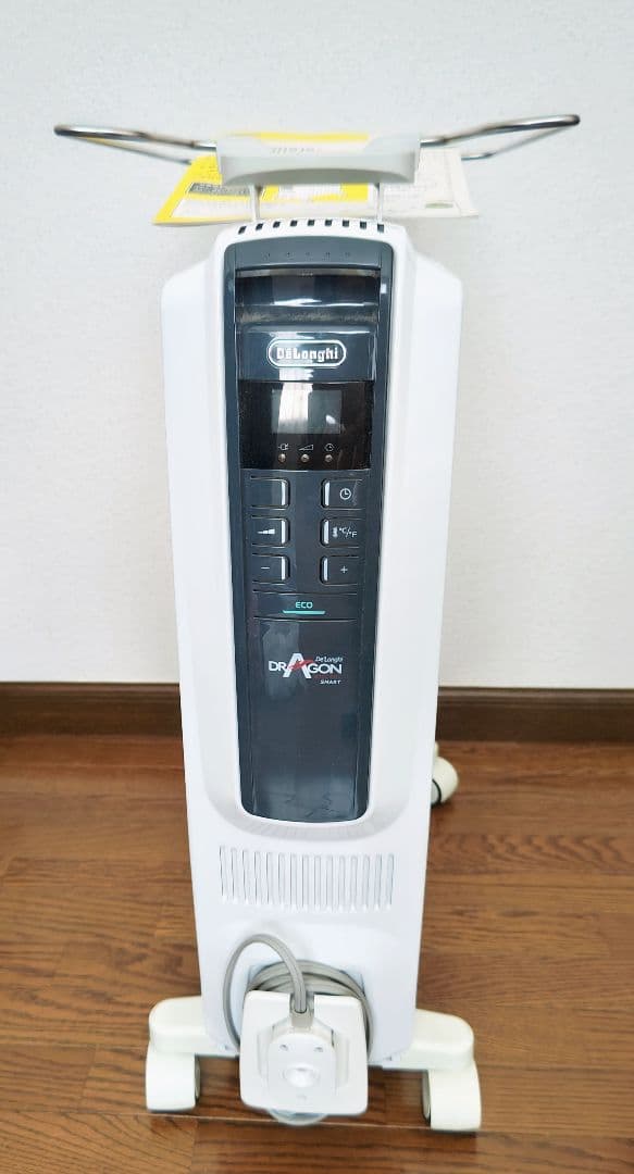 デロンギ オイルヒーター QSD0915-BL 9枚フィン 純正タオルハンガー付