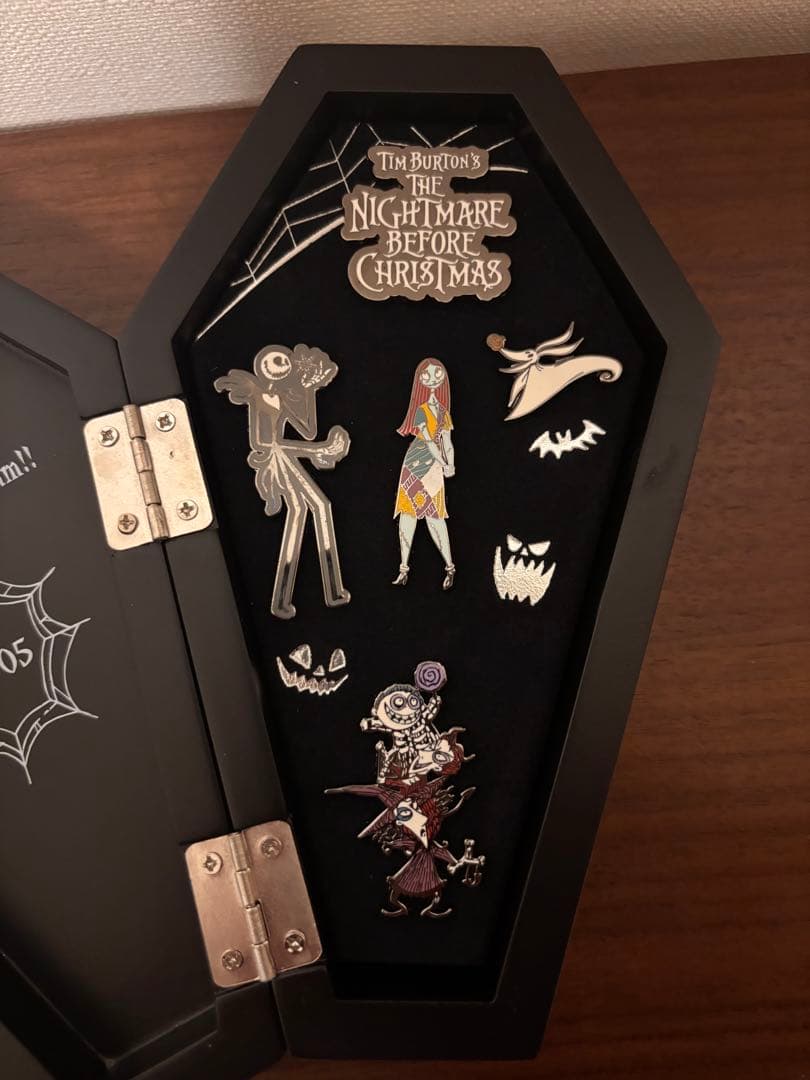 ☆ディズニー ナイトメアビフォアクリスマス ジャック ゼロ ピンバッチ