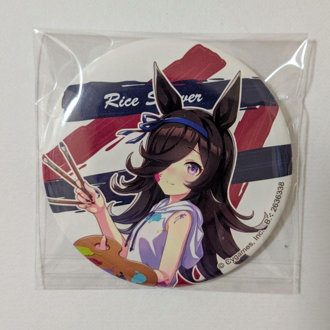 ライスシャワー ウマ娘 缶バッジ おまけ付き - メルカリ