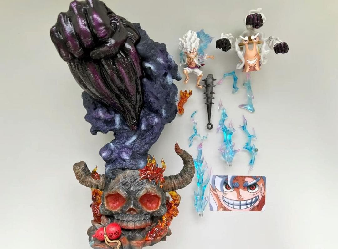 ワンピースOMO ギア5 ルフィニカ ガレージキットガレキ スタチュー