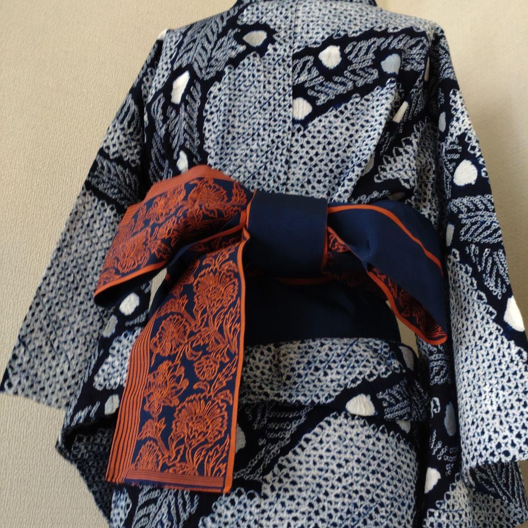 有松鳴海絞り浴衣　保管品　新古品