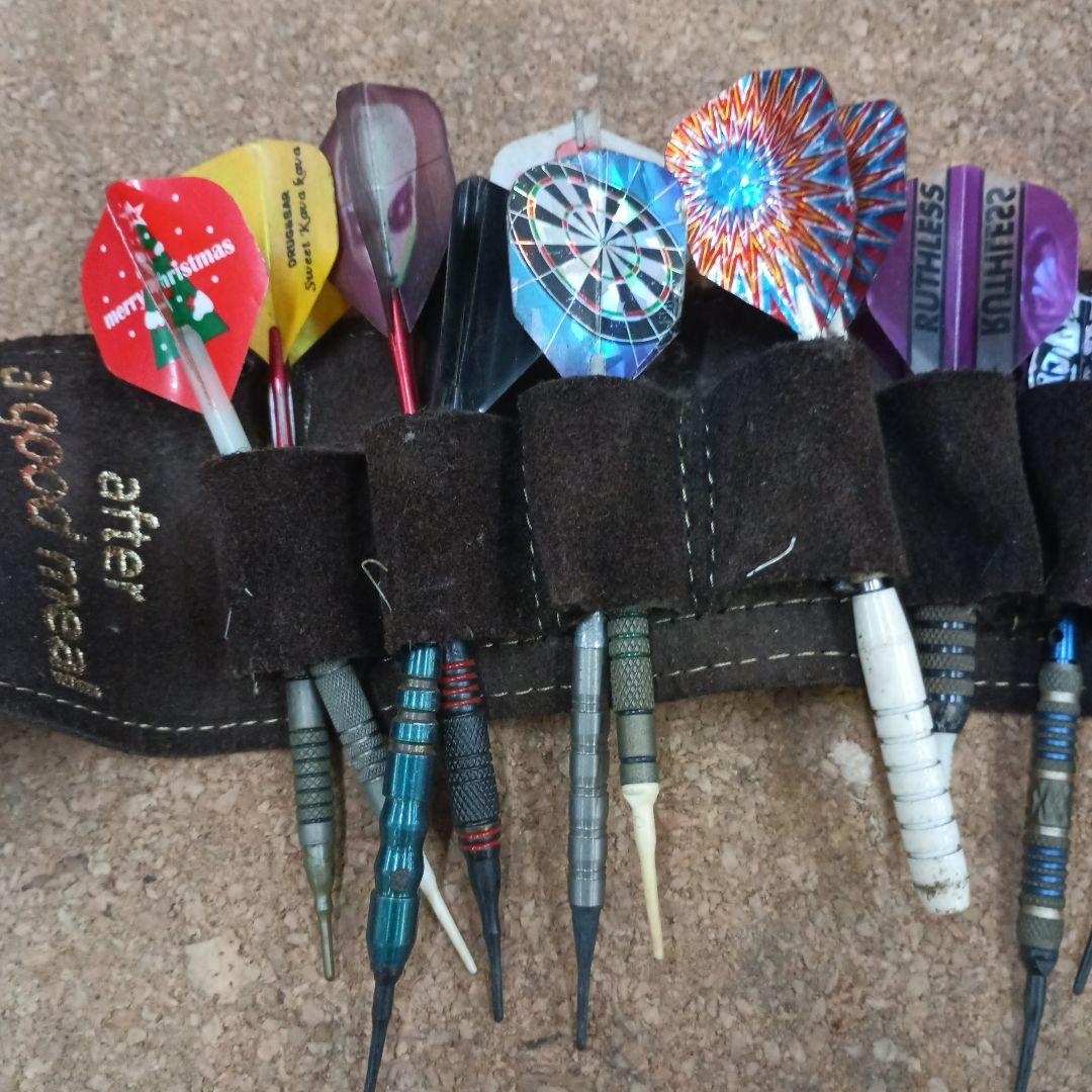 黄*読様 ３５９６）ダーツの矢 約８０本　大量まとめ／フライト シャフト バレル