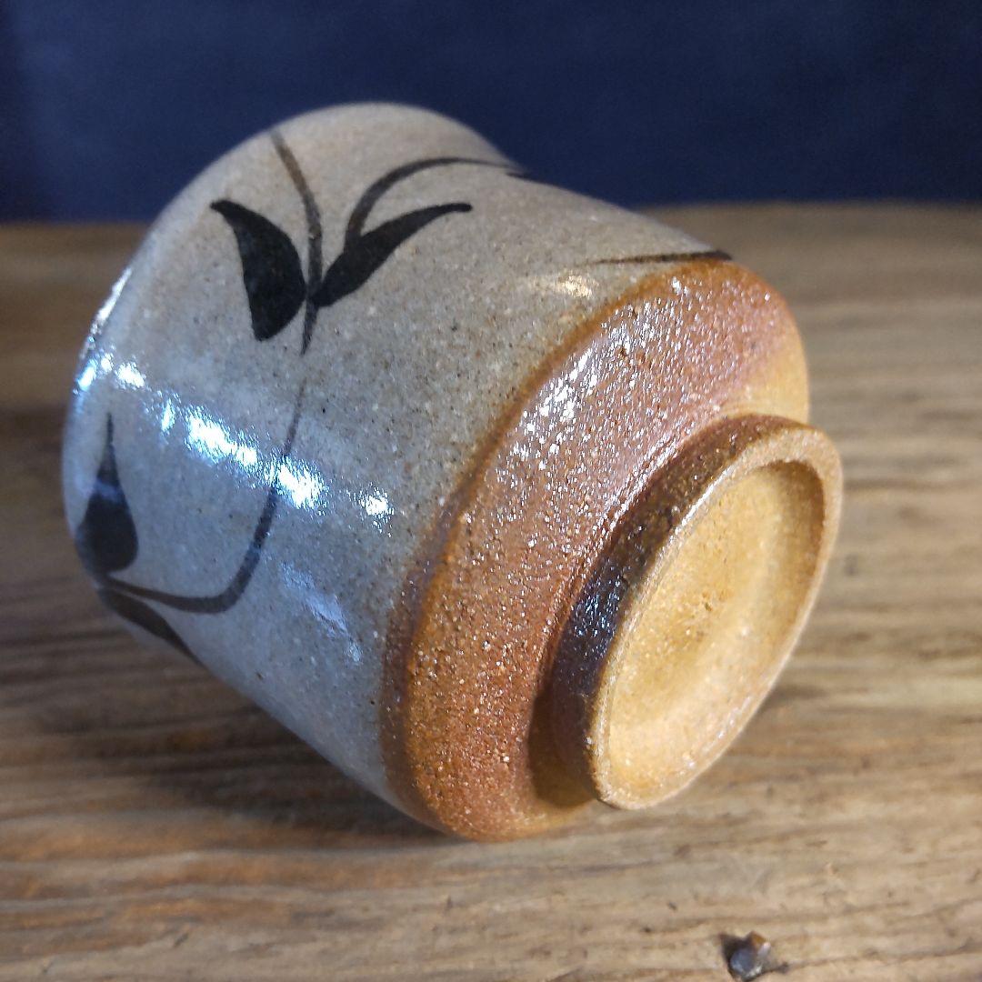 絵唐津、煎茶セット　デッドストック