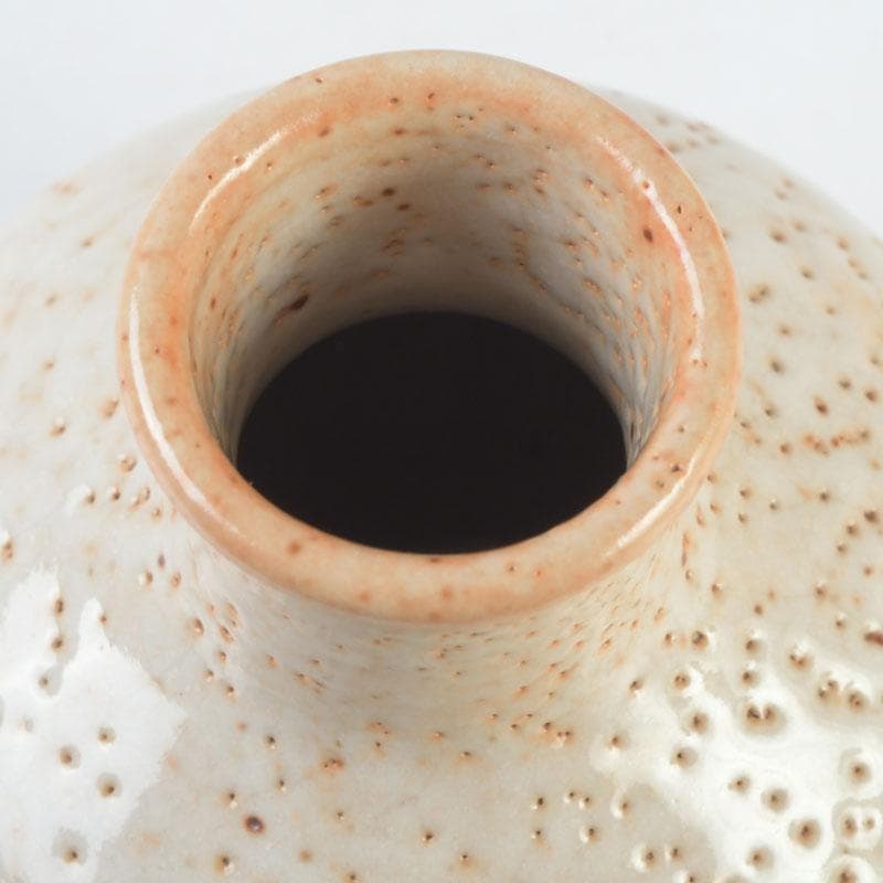 北大路魯山人作 志野焼 徳利 酒器 竹腰長生極め箱 V 9610 美術品・