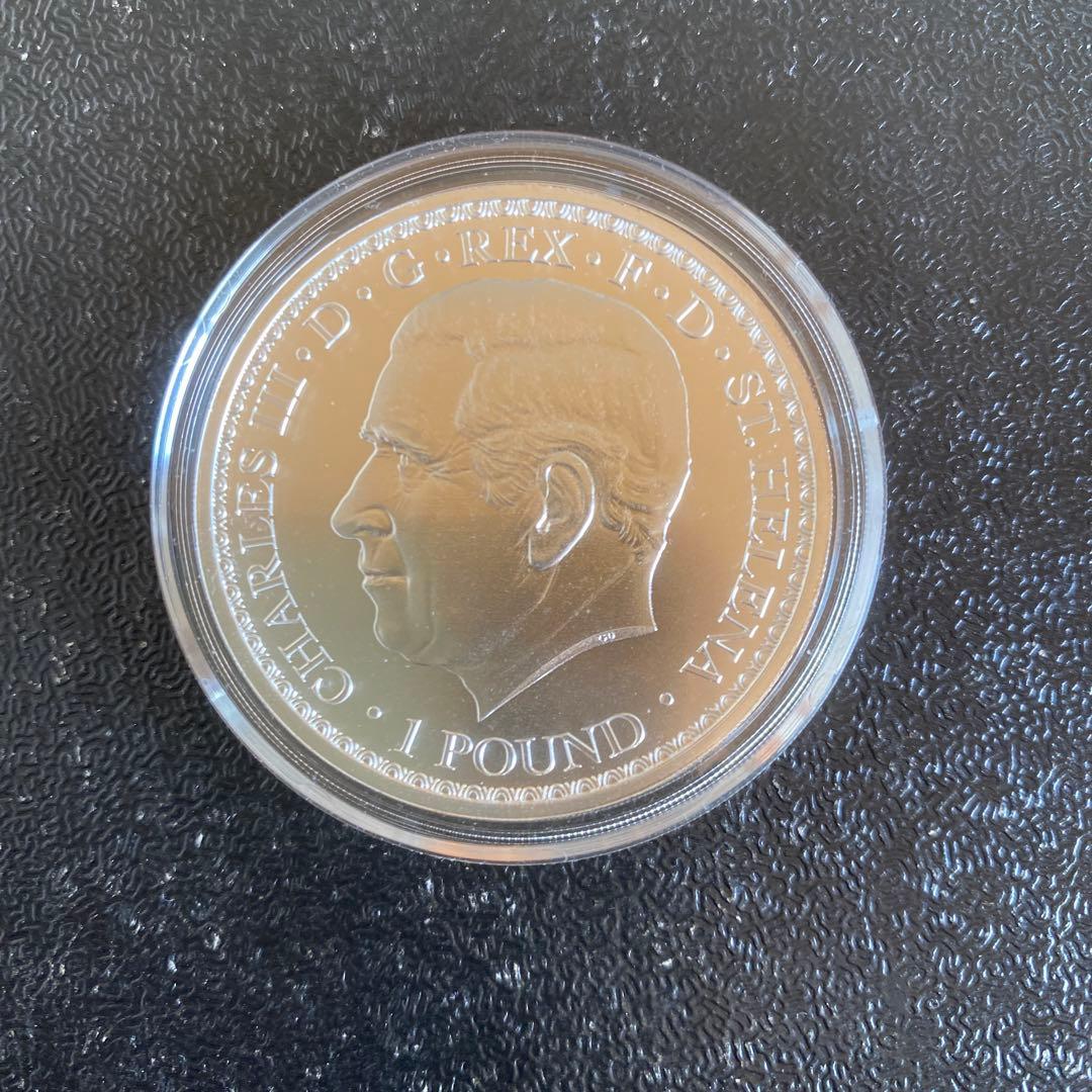 銀貨 99.9% 純銀 シルバー ウナ ライオン 銀貨 セントヘレナ ブリタニア