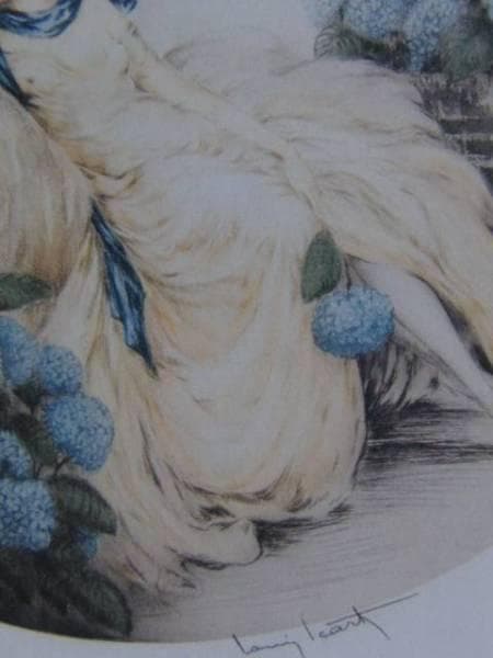 ルイ・イカール、あじさい、希少な画集より、高級額装付、状態良好