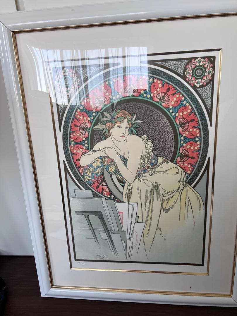 アルフォンスミュシャ　版画 Amazon.co.jp: アルフォンス・ミュシャ 絵画 ヒヤシンス プリンセス