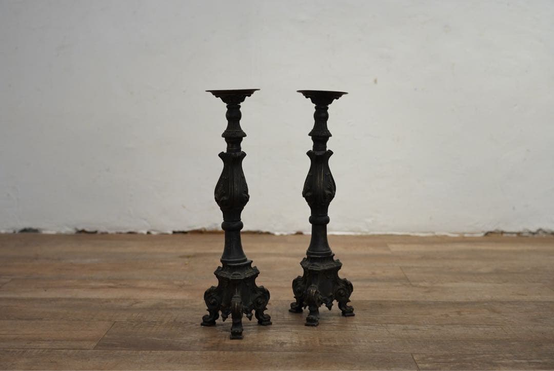 フランスアンティーク　燭台 フランスアンティーク雑貨 手持ちキャンドルスタンド キャンドル