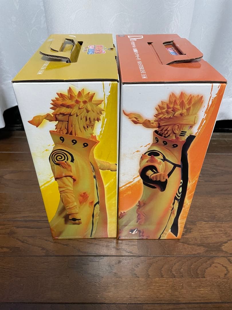 一番くじナルト C賞ミナト・D賞ナルトフィギュア 2体セット