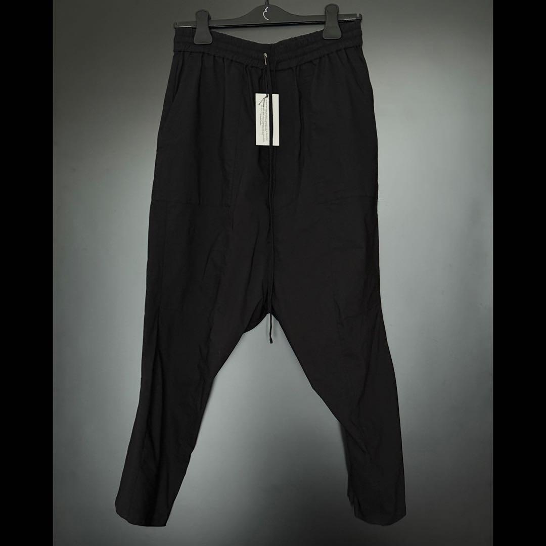 新品未使用品 bajra 新作サルエルパンツ 黒③ RUNDHOLZ アルチザン