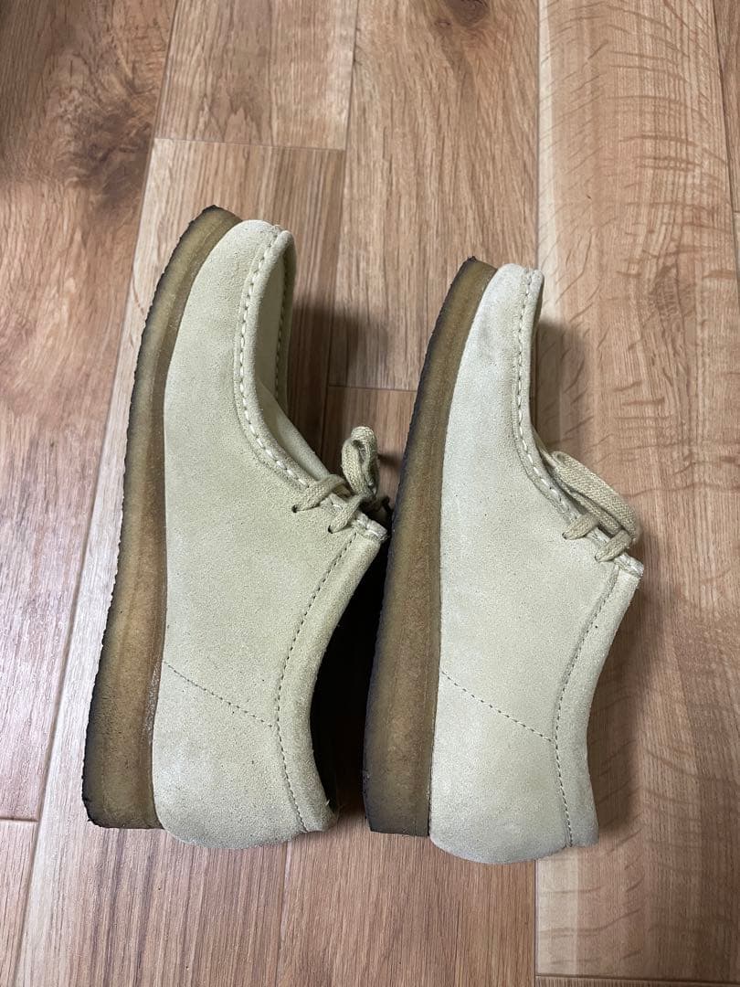 【美品】クラークス ワラビー メープル 25センチ