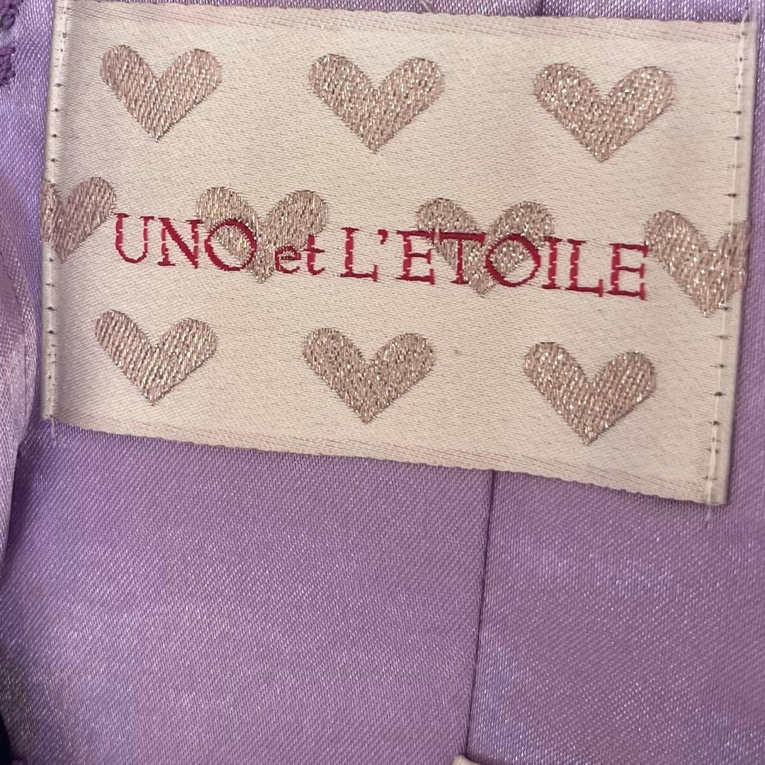 【希少】シェーナドゥーノ 神田うの カラードレス 花柄 紫 結婚式