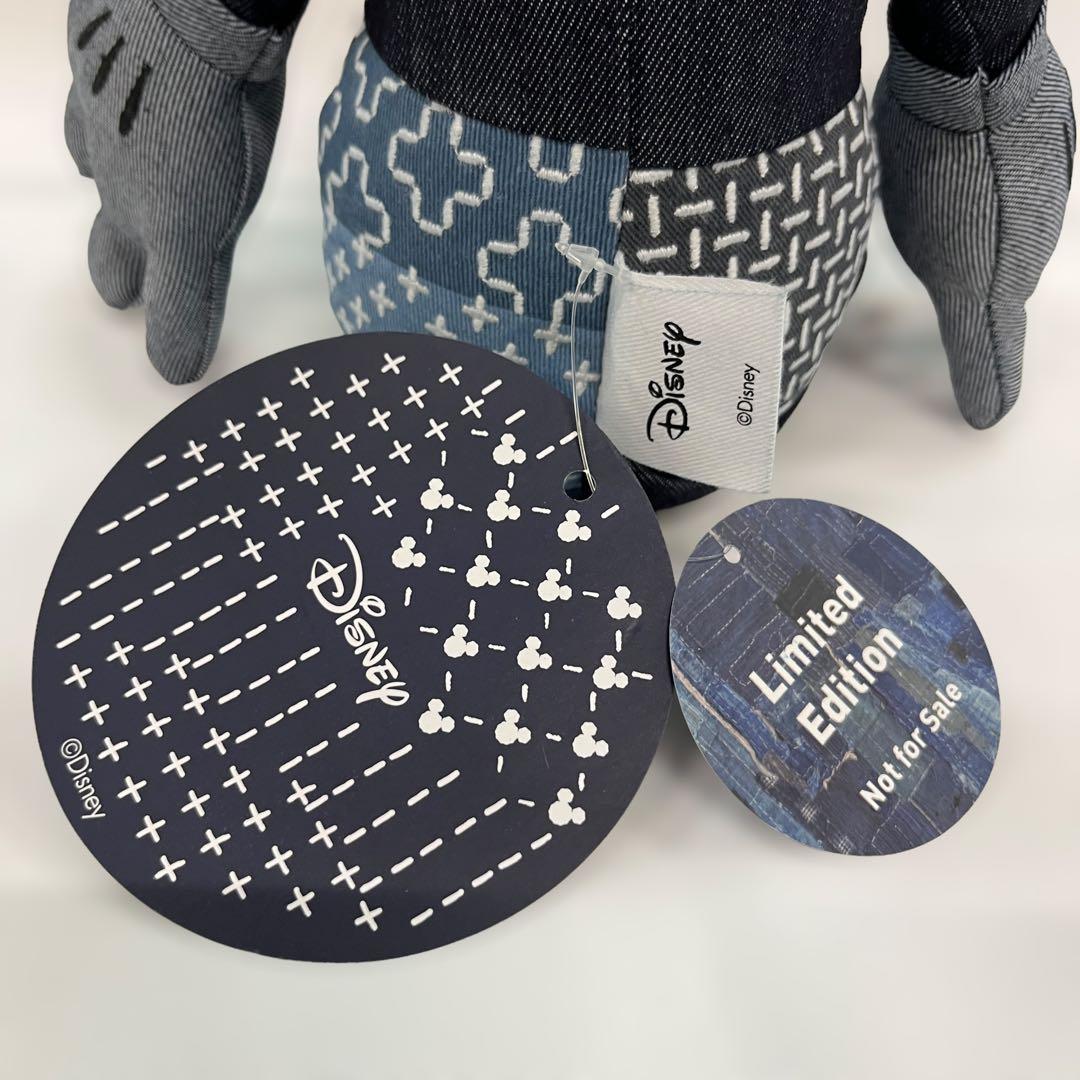 日本未発売　FDMTL ディズニー ミッキー ミッキーマウス　刺し子　ぬいぐるみ