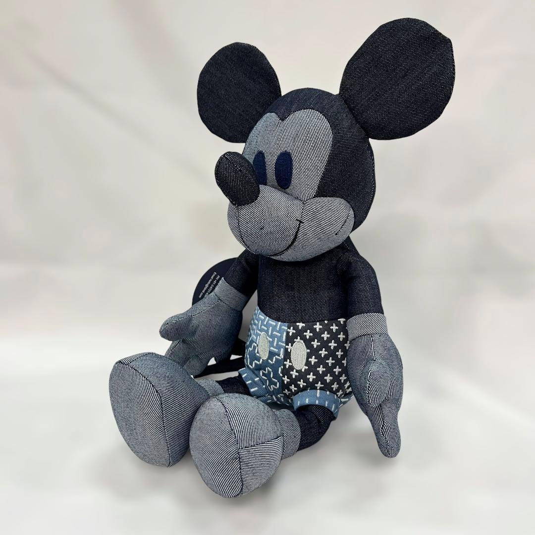 日本未発売　FDMTL ディズニー ミッキー ミッキーマウス　刺し子　ぬいぐるみ