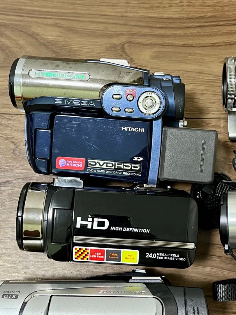 ビデオカメラセット 8台シャープ 8ミリ ビデオカメラ VL-HL80 ＋VR