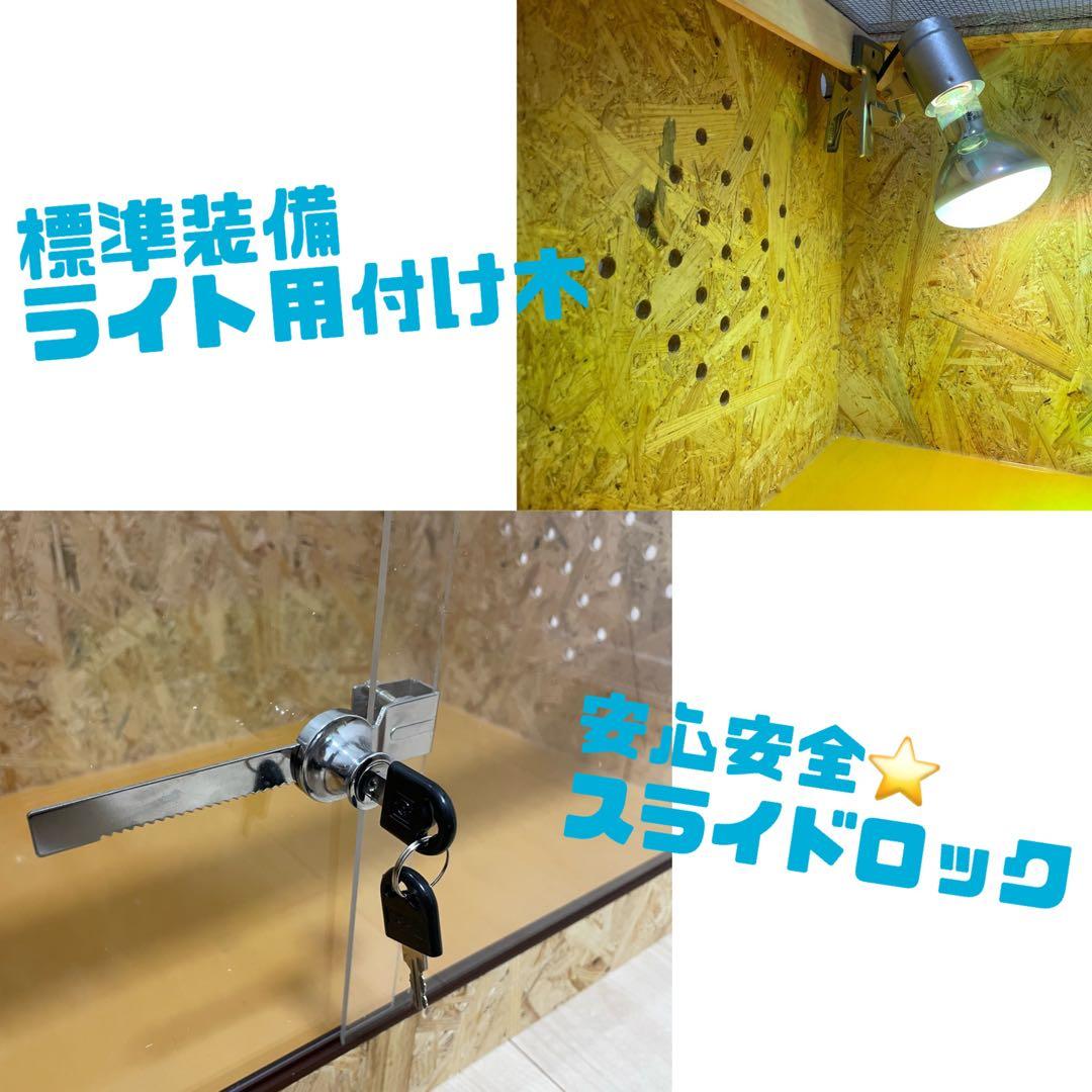 爬虫類ケージ 爬虫類飼育ケージ 90ラック用 天井ノーマル仕様