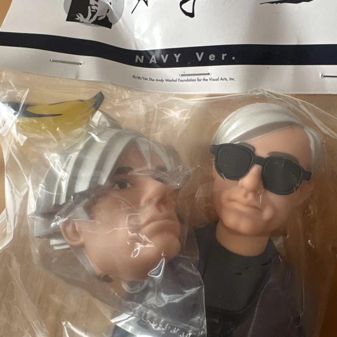 【新品未開封】 メディコムVCD アンディ ウォーホル NAVY Ver.