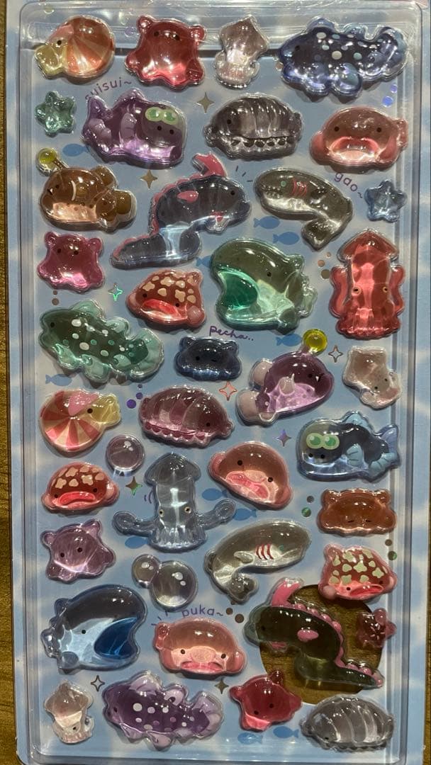 ボンボンドロップシール水族館限定【正規品】4枚セット