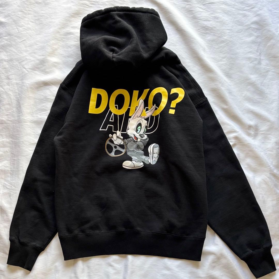 FR2 × WIND AND SEA コラボ　ロゴ　パーカー　XL 黒　フーディ