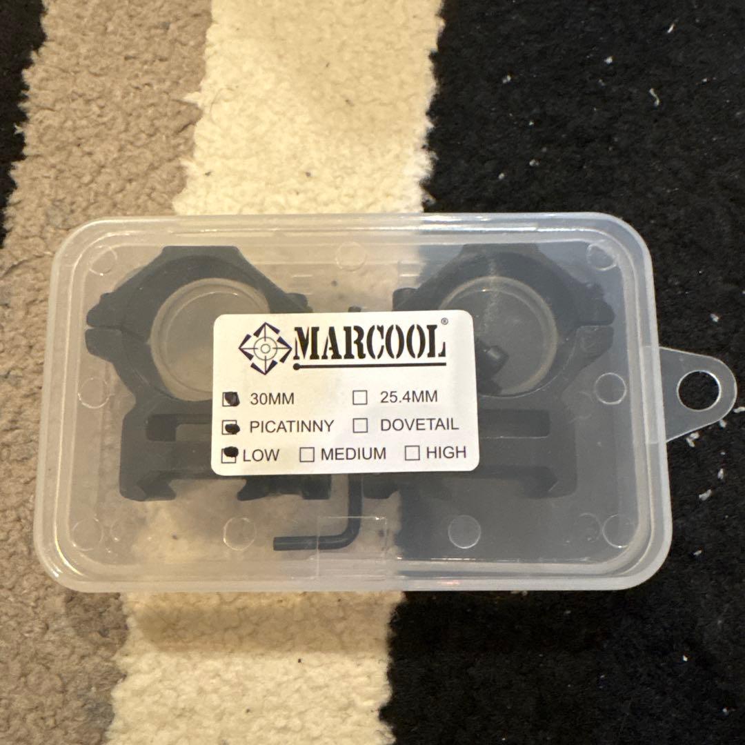 CQBコンバットスコープ 1-6×24mm+マウントリング