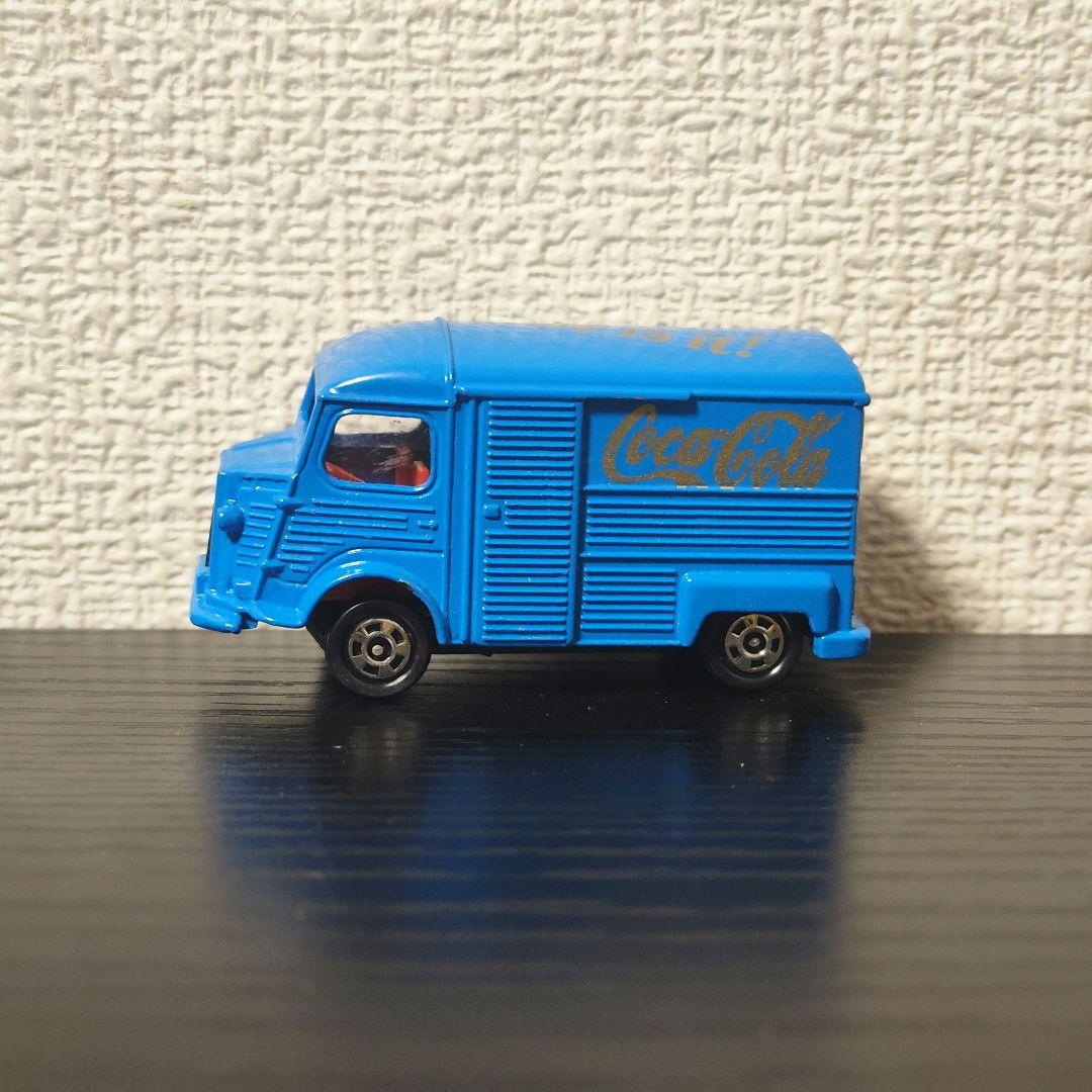 TOMICA　トミカ　シトロエン　Hトラック　コカ・コーラ　青色　箱付き