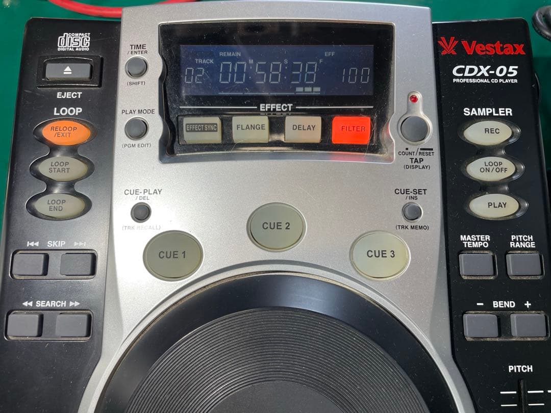 VESTAX ベスタクス CDX-05 CDJ 純正電源ケーブル付属