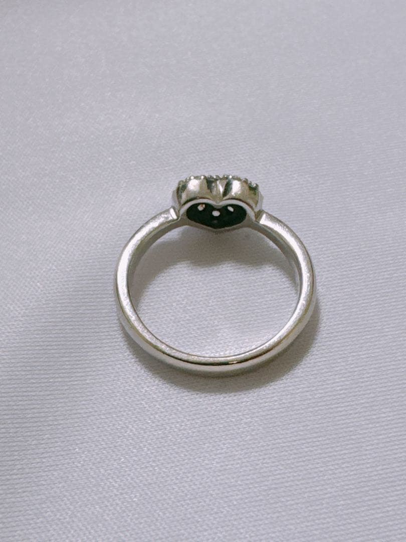 ヴァンドーム青山　ハート　シルバー　リング指輪　K10 11号