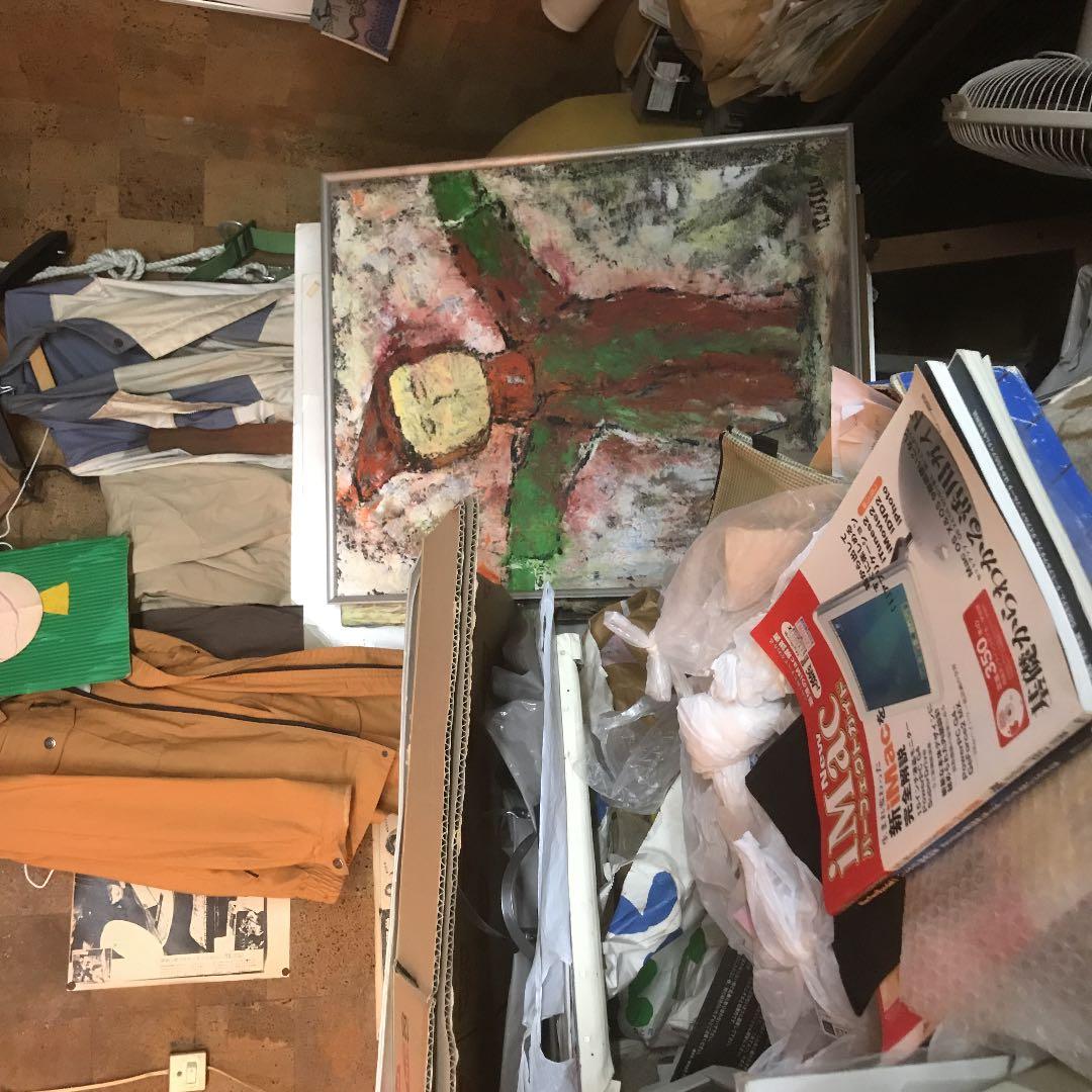 自作の絵画のダンスする子