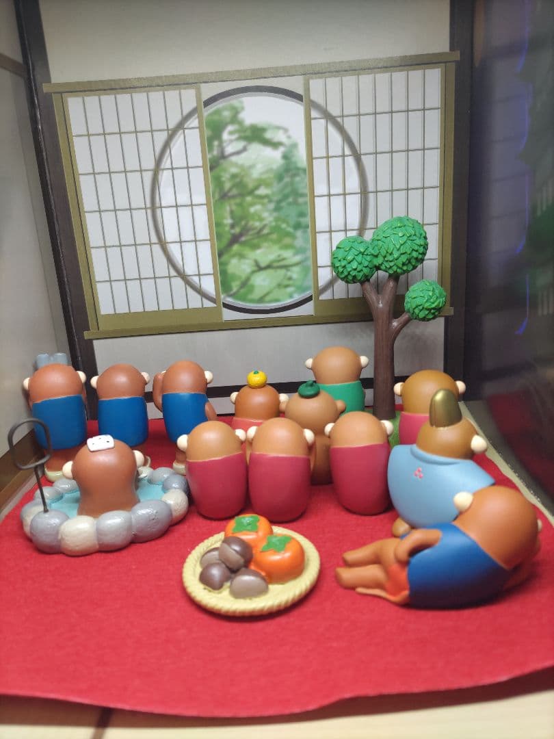 申　三 猿　ポジティブ　サル　干支 set　デコレ　コンコンブル