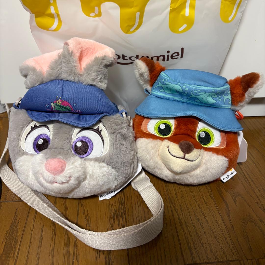 海外限定 ニック ジュディ ショルダーバッグ ズートピア2 ディズニー