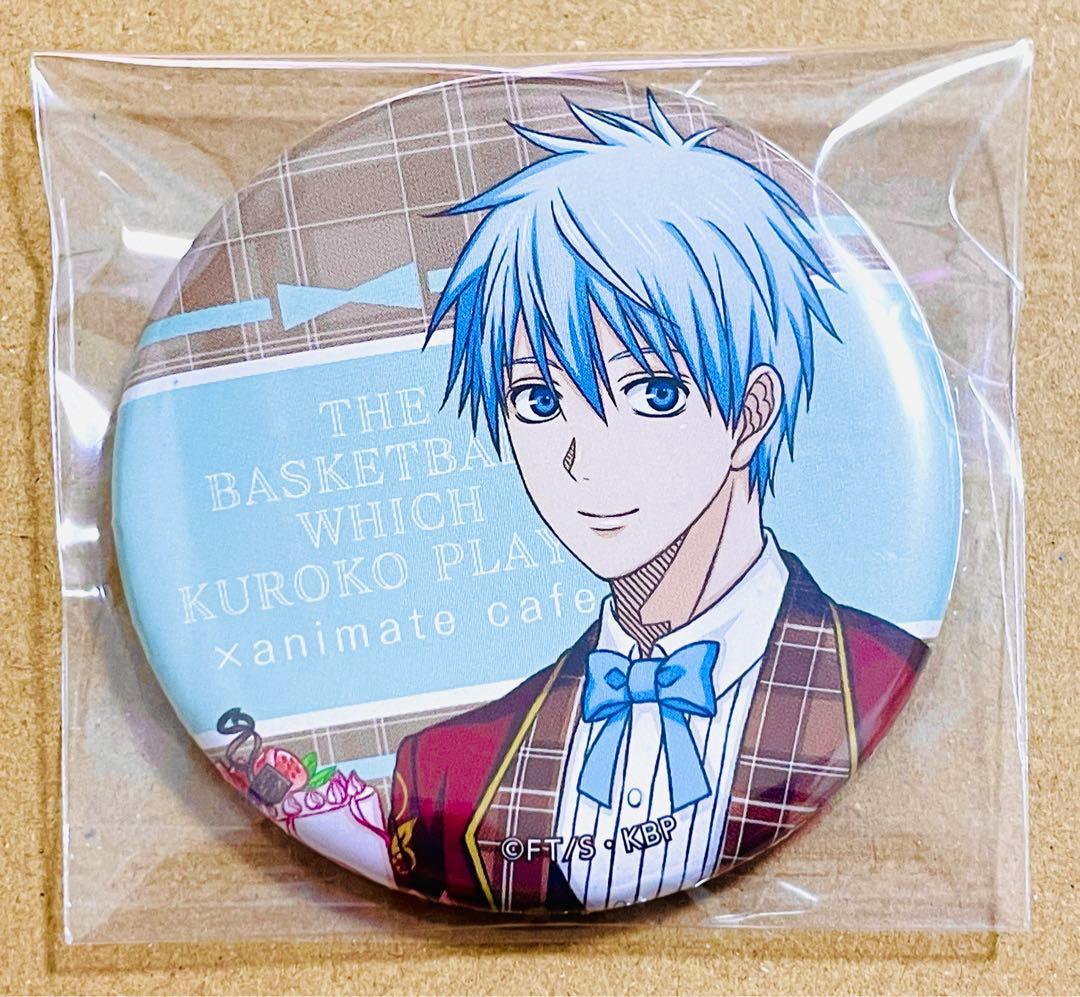黒子のバスケ アニメイトカフェ クランチ バレンタイン 缶バッジ 黒子テツヤ 黒子のバスケ アニメイトカフェ クランチ バレンタイン 缶バッジ 黒子