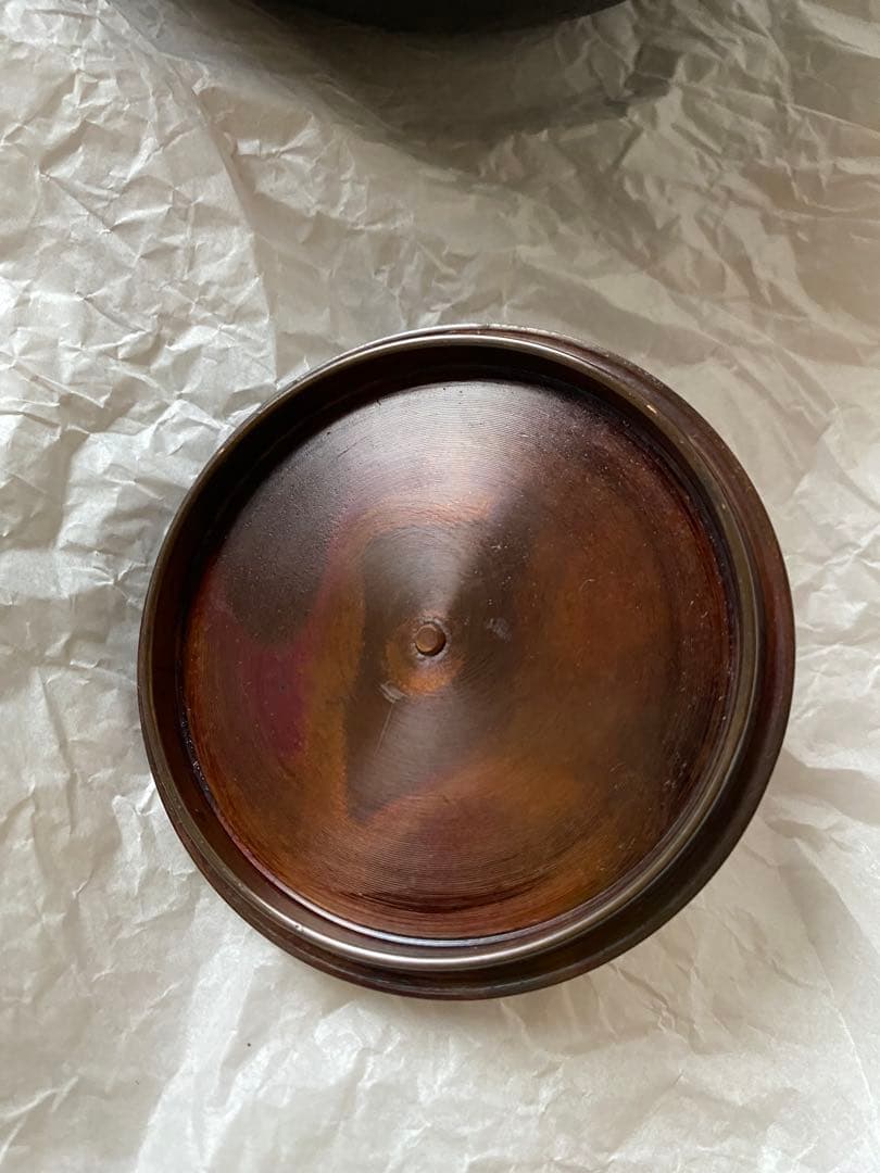 鉄瓶 鬼霰 鋳師 金森紹栄氏作 共箱入