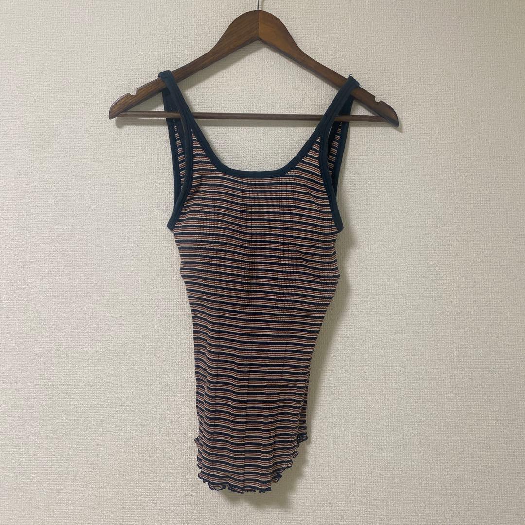 HAKUJI ボーダータンクトップ