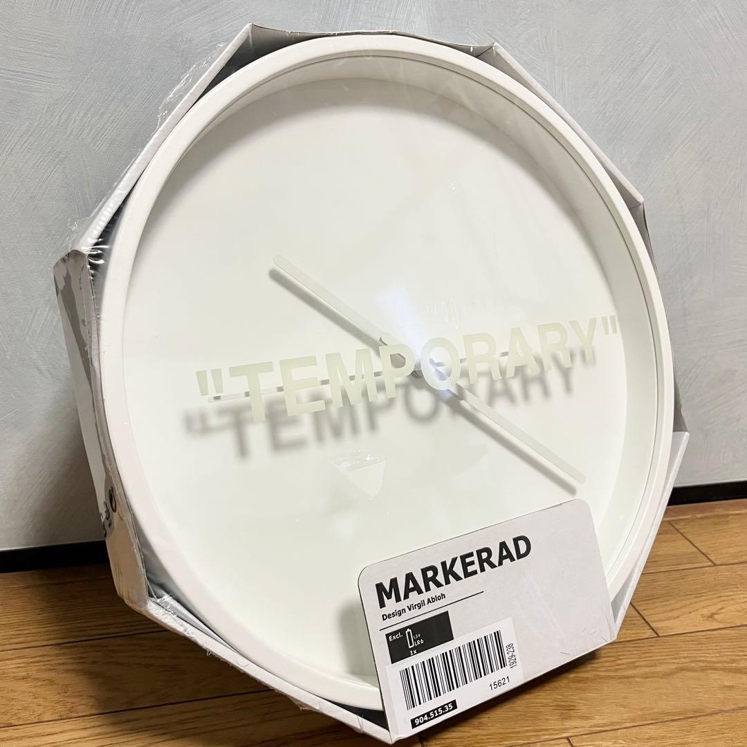 【新品未開封】IKEA×VIRGIL ABLOH ウォールクロック　壁掛け時計