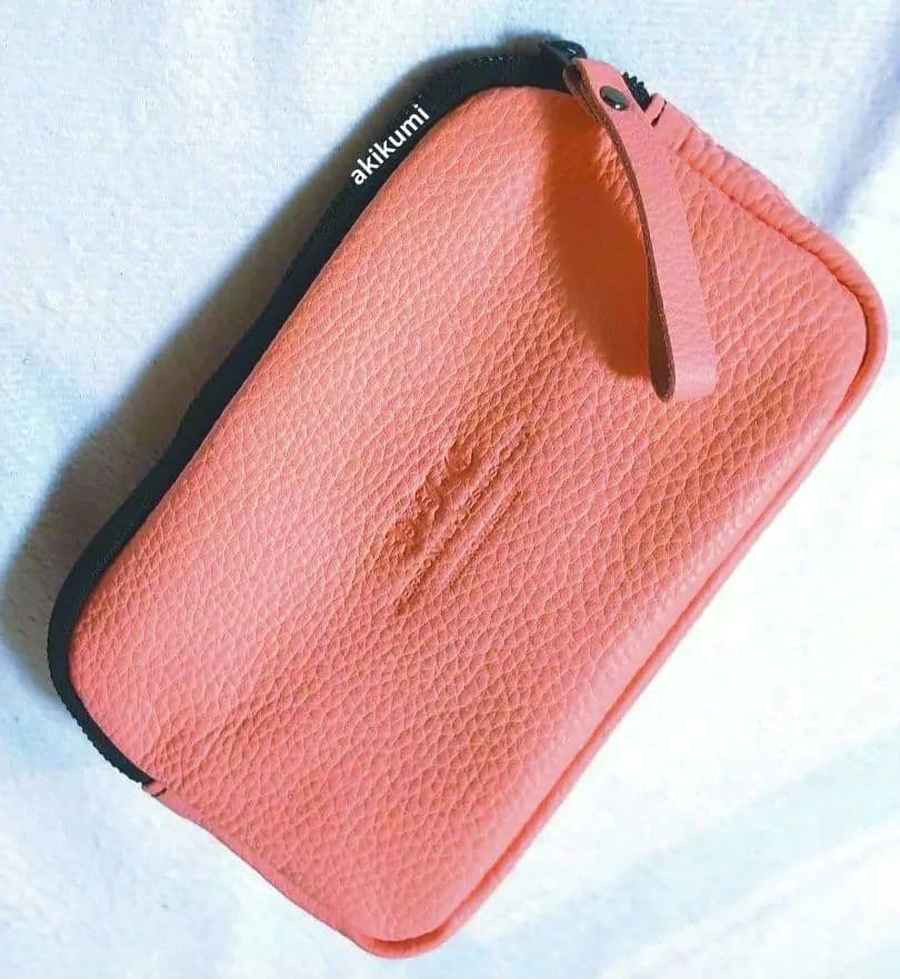 ☆ 氷室京介 ☆ PERSONAL JESUS CUT レザーポーチL ピンク JESUS