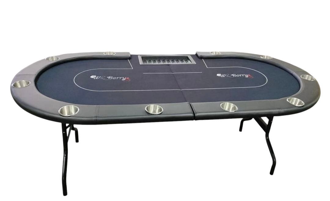 W&Berry 収納可能 折畳ポーカーテーブル コンパクト ダイニング 収納