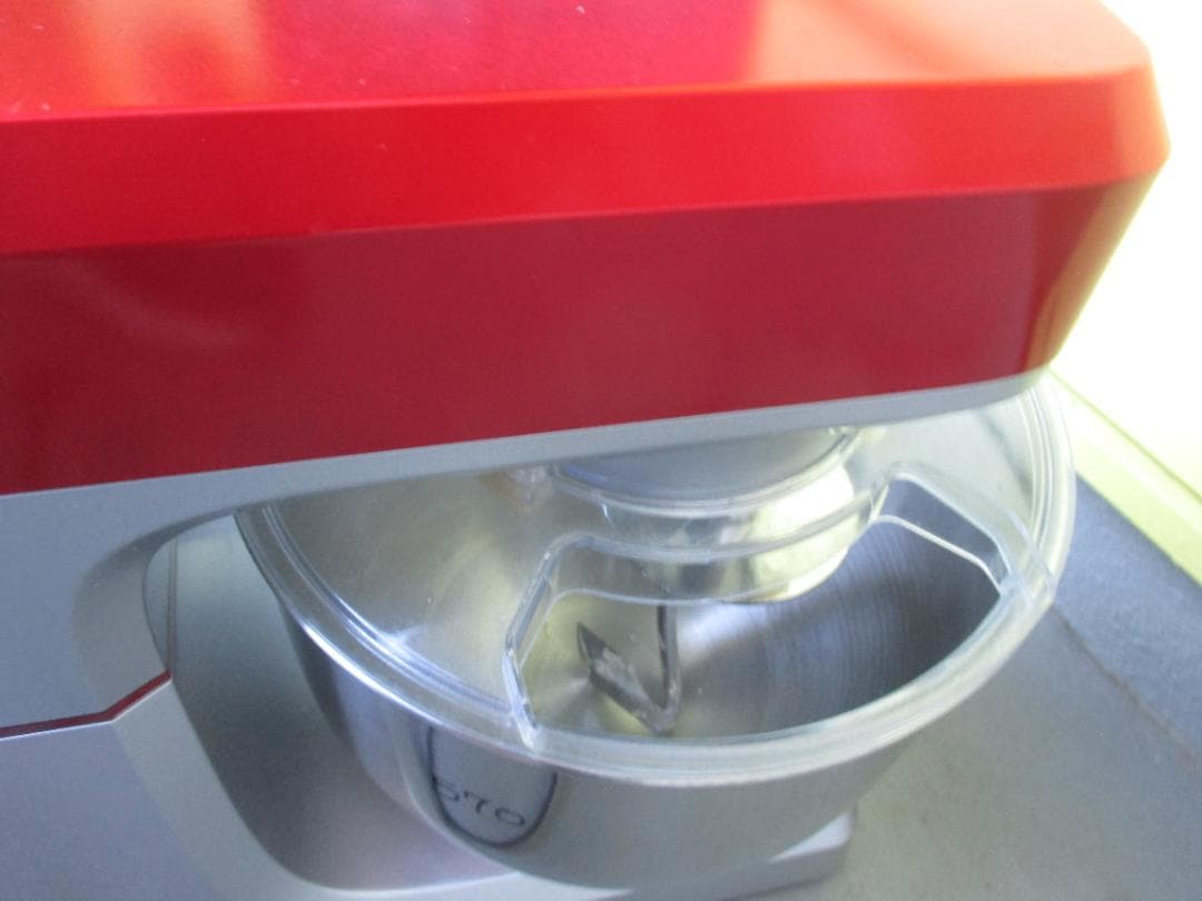 ☆E&B ミキサー 赤 シルバー ステンレスボウル EB-1701X