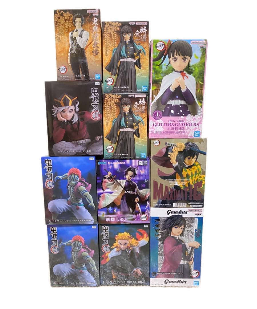 鬼滅の刃フィギュアまとめ売り胡蝶しのぶ、童磨、猗窩座など34点セット