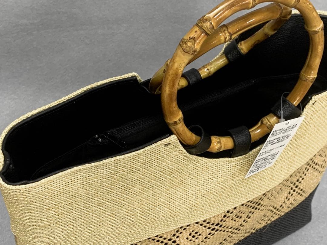 夏のパナマバッグＡ４サイズがはいる　浴衣、夏の紬、小千谷に　普段使いも出来ます