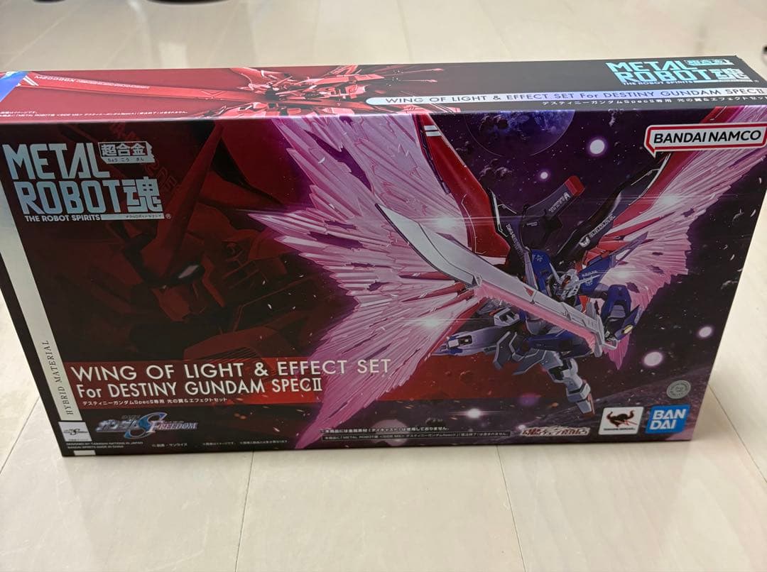 t*y様 メタルロボット魂　デスティニーガンダムspec ii 光の翼エフェクト