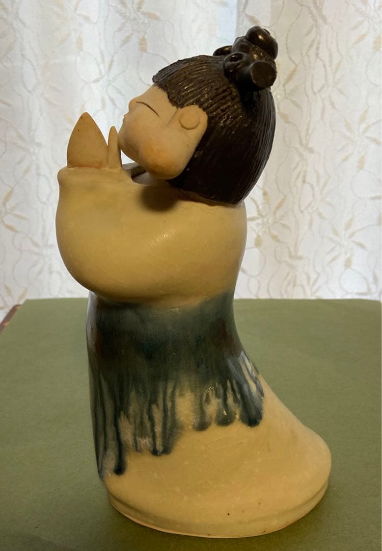 森元青芳 砥部焼人形 『念ずれば花開く』【＊】 - メルカリ 【レア品